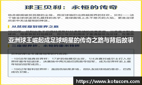 亚洲球王崛起成足球明星的传奇之路与背后故事